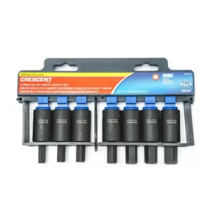 Crescent 1/2 in. Drive Hex Bit Impact Metric Socket Set (7-Pieces)