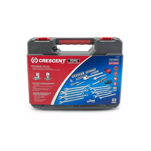 Crescent Mechanics Socket and Tool Set (70-Piece)