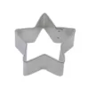 CybrTrayd 12-Piece 2 in. Star Tinplated Steel Cookie Cutter & Cookie Recipe