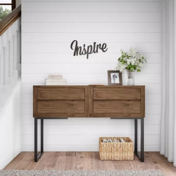 Lavish Home "Inspire" Metal Cutout Sign