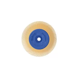 Dedeco Sunburst - 6 in. TC Radial Discs - 1/2 in. Arbor - Thermoplastic Cleaning and Polishing Tool, X-Fine 6 Micron (1-Pack)