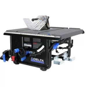 Delta 15 Amp 10 in. Left Tilt 30 in. Portable Jobsite Table Saw