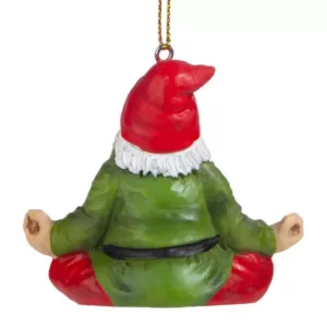 Design Toscano 2.5 in. Zen Gnome Holiday Ornament