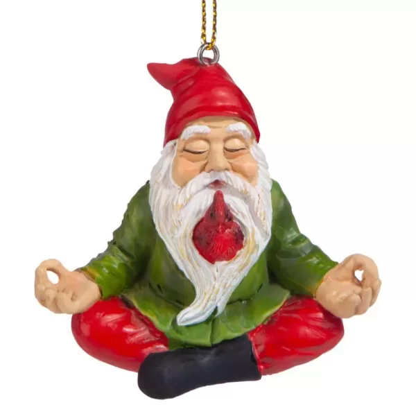 Design Toscano 2.5 in. Zen Gnome Holiday Ornament