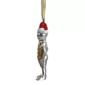 Design Toscano 3 in. Wiseman Star Christmas Alien Holiday Ornament (3-Piece)