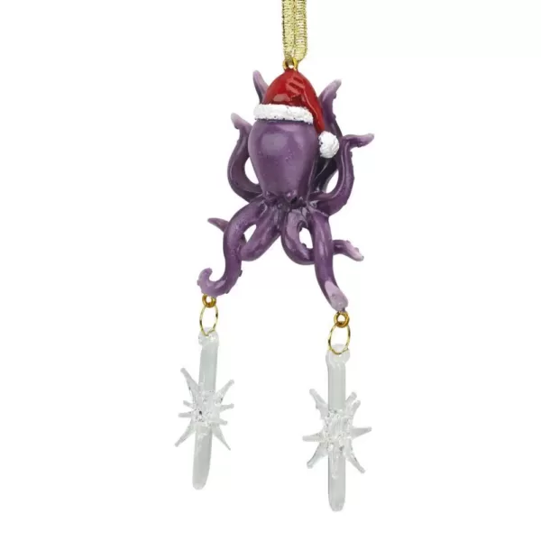 Design Toscano 5.5 in. Tenacious Tentacles Octopus Holiday Ornament