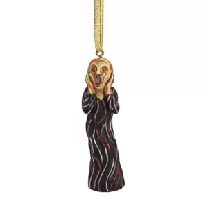 Design Toscano 3 in. The Silent Scream Holiday Ornament (3-Piece)