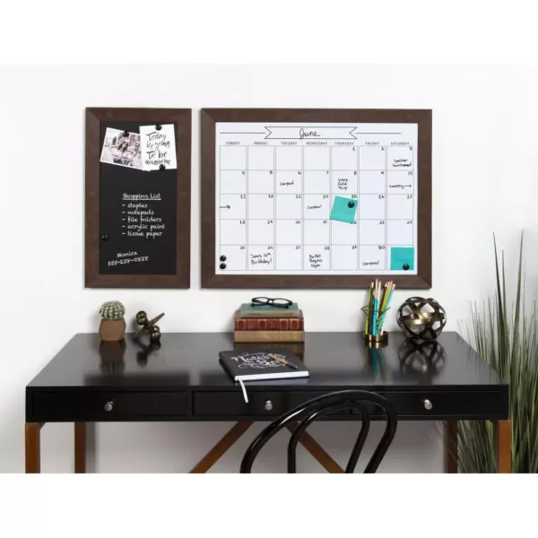 DesignOvation Beatrice Monthly Dry Erase Calendar Memo Board