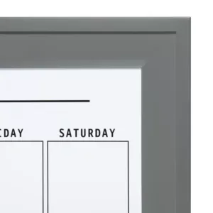 DesignOvation Bosc Monthly Dry Erase Calendar Memo Board