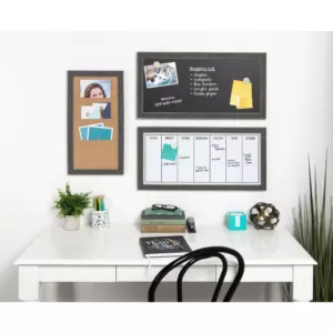 DesignOvation Wyeth Weekly Dry Erase Calendar Memo Board