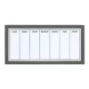 DesignOvation Wyeth Weekly Dry Erase Calendar Memo Board