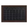 DesignOvation Beatrice Chalkboard Monthly Calendar Memo Board