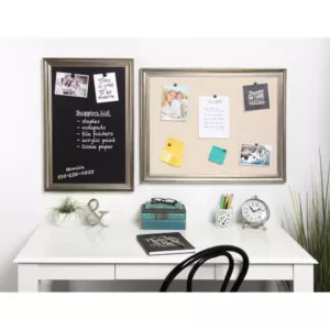 DesignOvation Macon Fabric Pinboard Memo Board