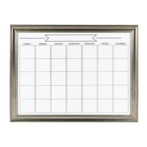 DesignOvation Macon Monthly Dry Erase Calendar Memo Board