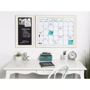 DesignOvation Macon Monthly Dry Erase Calendar Memo Board