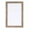 DesignOvation Beatrice Rustic Brown Dry Erase Memo Board