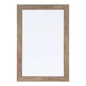 DesignOvation Beatrice Rustic Brown Dry Erase Memo Board