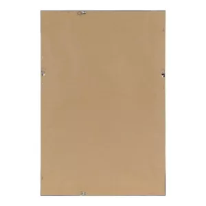 DesignOvation Beatrice Walnut Brown Dry Erase Memo Board