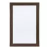 DesignOvation Beatrice Walnut Brown Dry Erase Memo Board