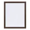 DesignOvation Beatrice Walnut Brown Rectangle Dry Erase Board Memo Board