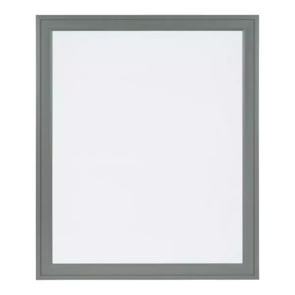 DesignOvation Bosc Gray Dry Erase Memo Board