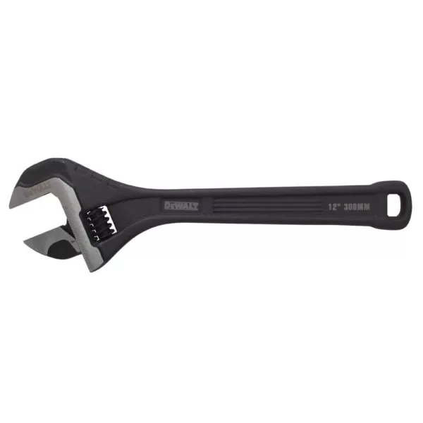 DEWALT 12 in. Steel Adjustable Wrench