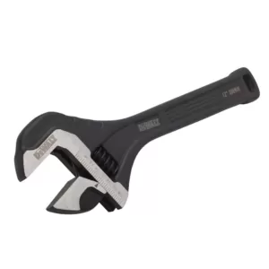 DEWALT 12 in. Steel Adjustable Wrench