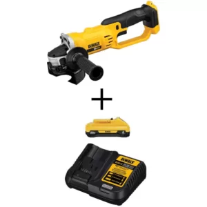 DEWALT 20-Volt MAX Cordless 4-1/2 in. to 5 in. Grinder, (1) 20-Volt 4.0Ah Battery & Charger