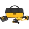 DEWALT 20-Volt MAX Cordless 4-1/2 in. to 5 in. Grinder, (1) 20-Volt 5.0Ah Battery & Charger