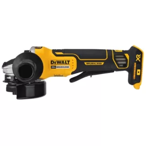 DEWALT 20-Volt MAX XR Cordless Brushless 4-1/2 in. Paddle Switch Small Angle Grinder with Kickback Brake (Tool Only)