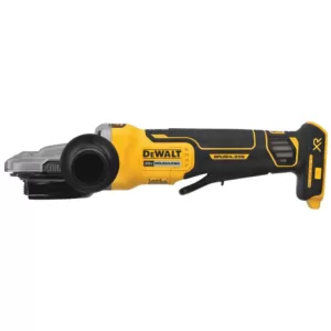 DEWALT 20-Volt MAX XR Cordless Brushless 5 in. Flathead Paddle Switch Small Angle Grinder with Kickback Brake (Tool Only)