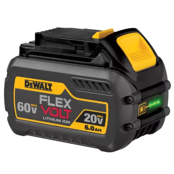 DEWALT FLEXVOLT 60-Volt MAX Cordless Brushless 4-1/2 in. Angle Grinder w/ Kickback Brake, (1) FLEXVOLT 9.0Ah Battery & Charger