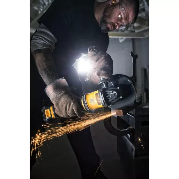 DEWALT FLEXVOLT 60-Volt MAX Cordless Brushless 4-1/2 in. Angle Grinder with Kickback Brake & (2) FLEXVOLT 6.0Ah Batteries