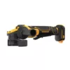 DEWALT 20-Volt MAX Cordless Brushless 4-1/2 to 5 in. Paddle Switch Angle Grinder with FLEXVOLT ADVANTAGE (Tool Only)