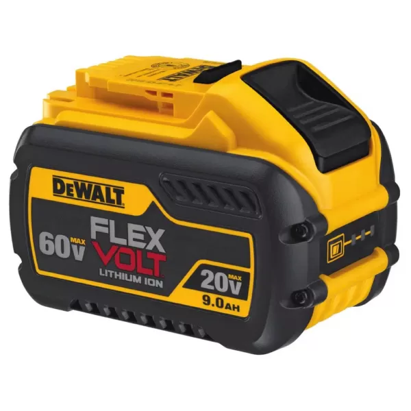 DEWALT FLEXVOLT 60-Volt MAX Cordless Brushless 4-1/2 in. - 6 in. Small Angle Grinder & (1) FLEXVOLT 9.0Ah Battery