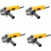 DEWALT 7 Amp 4-1/2 in. Small Angle Grinder with 1-Touch Guard (4-Pack)