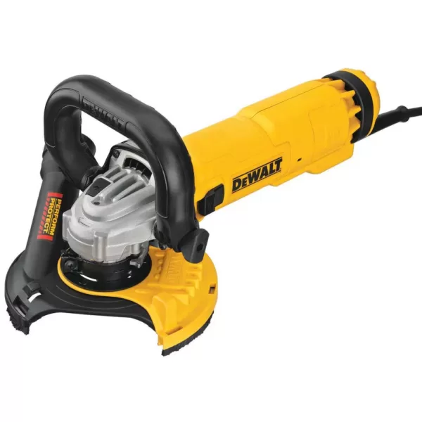 DEWALT 13 Amp Corded 4-1/2 in. to 5 in. Angle Grinder with Surface Grinding Shroud