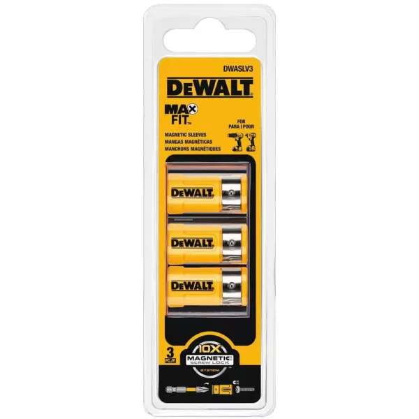 DEWALT MAXFIT 1/4 in. Magnetic Bit Holder Set (3-Piece)