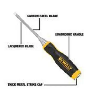 DEWALT 1/4 in. Wood Chisel