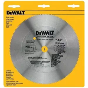 DEWALT 7-1/4 in. 140-Teeth Steel Plywood Saw Blade