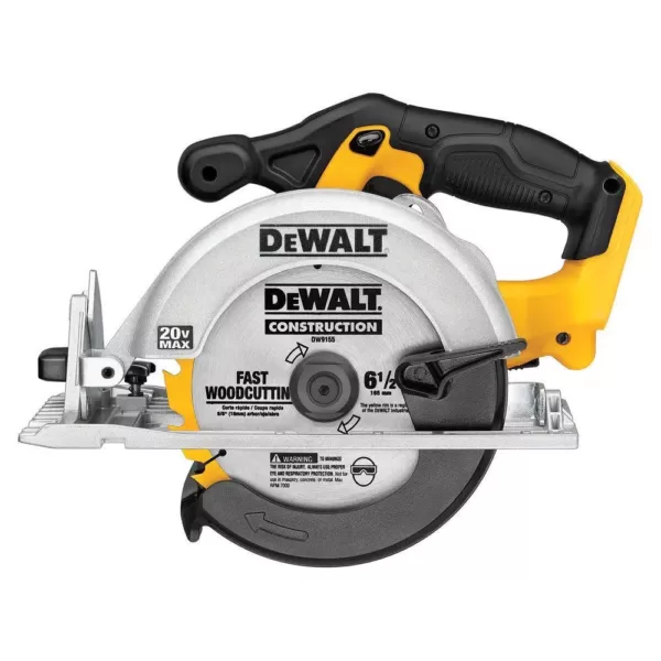 DEWALT 20-Volt MAX Cordless 6-1/2 in. Circular Saw (Tool-Only)