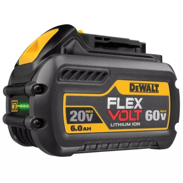 DEWALT FLEXVOLT 60-Volt MAX Cordless Brushless 6-1/2 in. Track Saw with (1) FLEXVOLT 6.0Ah Battery