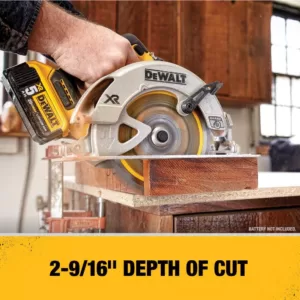 DEWALT 20-Volt MAX XR Cordless Brushless 7-1/4 in. Circular Saw with (1) 20-Volt Battery 4.0Ah