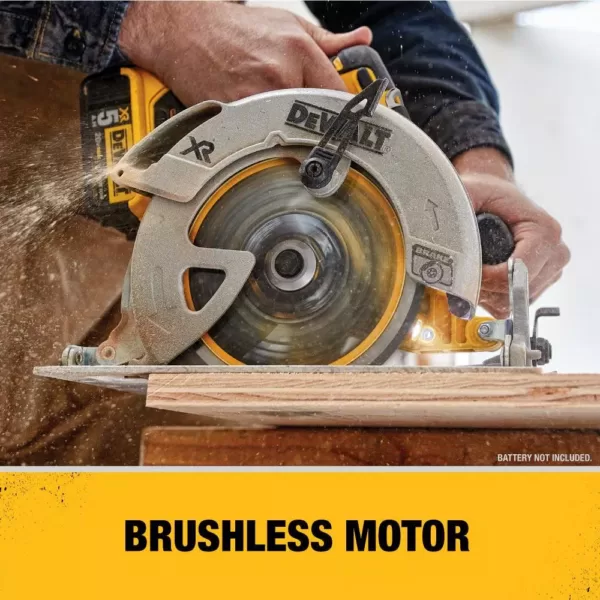 DEWALT 20-Volt MAX XR Cordless Brushless 7-1/4 in. Circular Saw with (1) 20-Volt Battery 4.0Ah & Charger