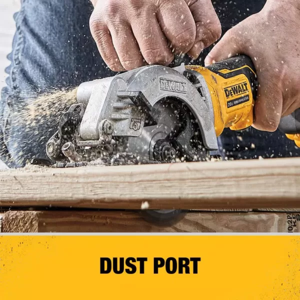 DEWALT ATOMIC 20-Volt MAX Cordless Brushless 4-1/2 in. Circular Saw (Tool-Only)