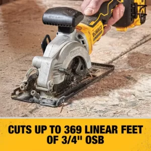 DEWALT ATOMIC 20-Volt MAX Cordless Brushless 4-1/2 in. Circular Saw with (1) 20-Volt Battery 4.0Ah