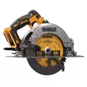 DEWALT 20-Volt MAX Cordless Brushless 7-1/4 in. Circular Saw with FLEXVOLT ADVANTAGE (Tool Only)