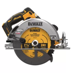 DEWALT 20-Volt MAX Cordless Brushless 7-1/4 in. Circular Saw with FLEXVOLT ADVANTAGE (Tool Only)