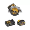 DEWALT 20-Volt MAX Cordless Brushless 7-1/4 in. Circular Saw with FLEXVOLT ADVANTAGE and (1) FLEXVOLT 6.0Ah Battery Kit