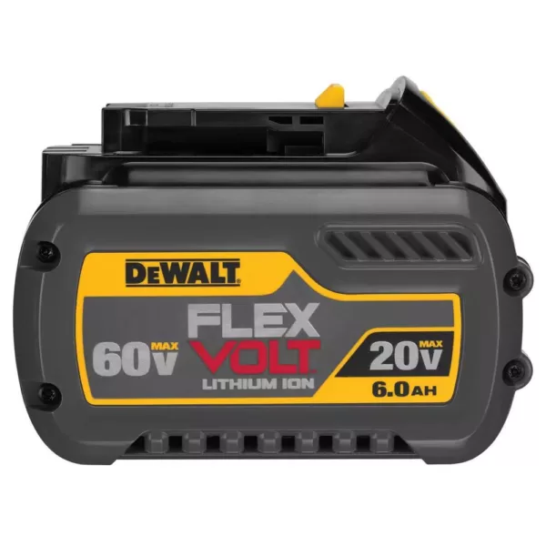 DEWALT FLEXVOLT 60-Volt MAX Cordless Brushless 7-1/4 in. Wormdrive Style Circular Saw with (2) FLEXVOLT 6.0Ah Batteries